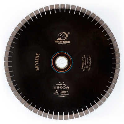 диск сегментный skyline д.530*3,0*60/50 (20*4,3/3,7*20)мм | 66z/гранит/wet tech-nick